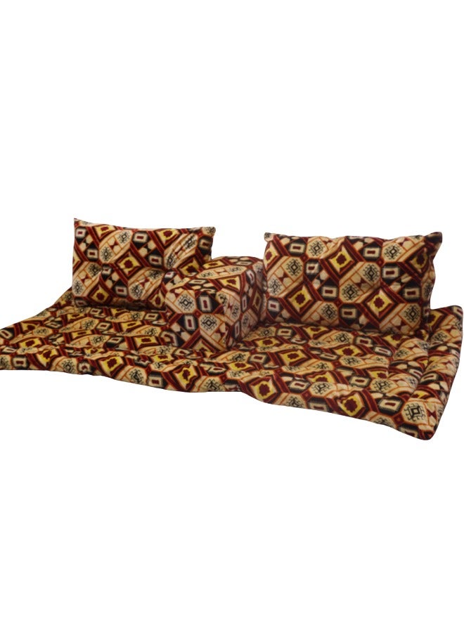 SMART HOME 4 in 1 Luxury Floor Seating Set - Heritage Arabic Majlis, Floor Sofa Set, Furniture for Majlis and Lounges - Image 1