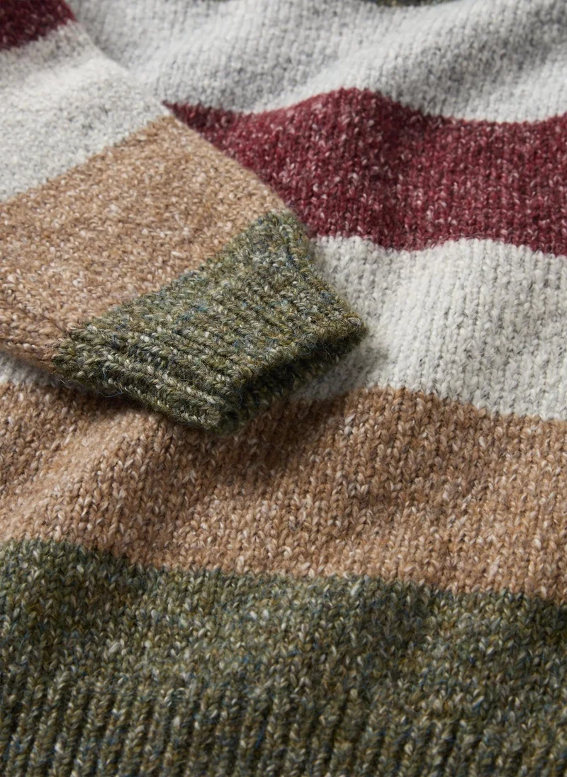 Matalan Boys Multicolour Stripe Knit Jumper