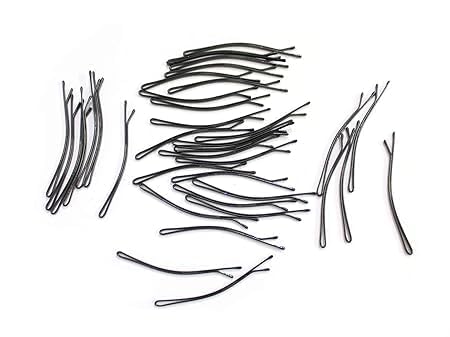 Generic SECURE FIRE Hair Clips Bobby Hair Styling Pins Hairdressing Salon Tool Side PinsBob Pins Black Metal Hair Pins For WomenGirls For Daily Use 120  - Image 5