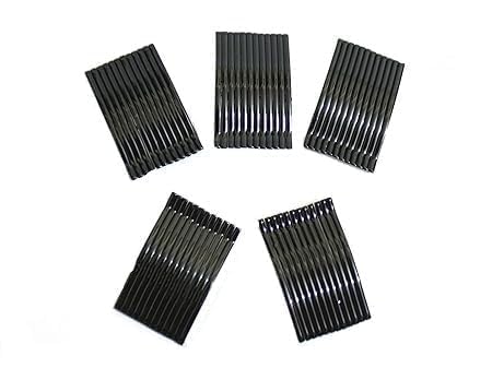 Generic SECURE FIRE Hair Clips Bobby Hair Styling Pins Hairdressing Salon Tool Side PinsBob Pins Black Metal Hair Pins For WomenGirls For Daily Use 120  - Image 1