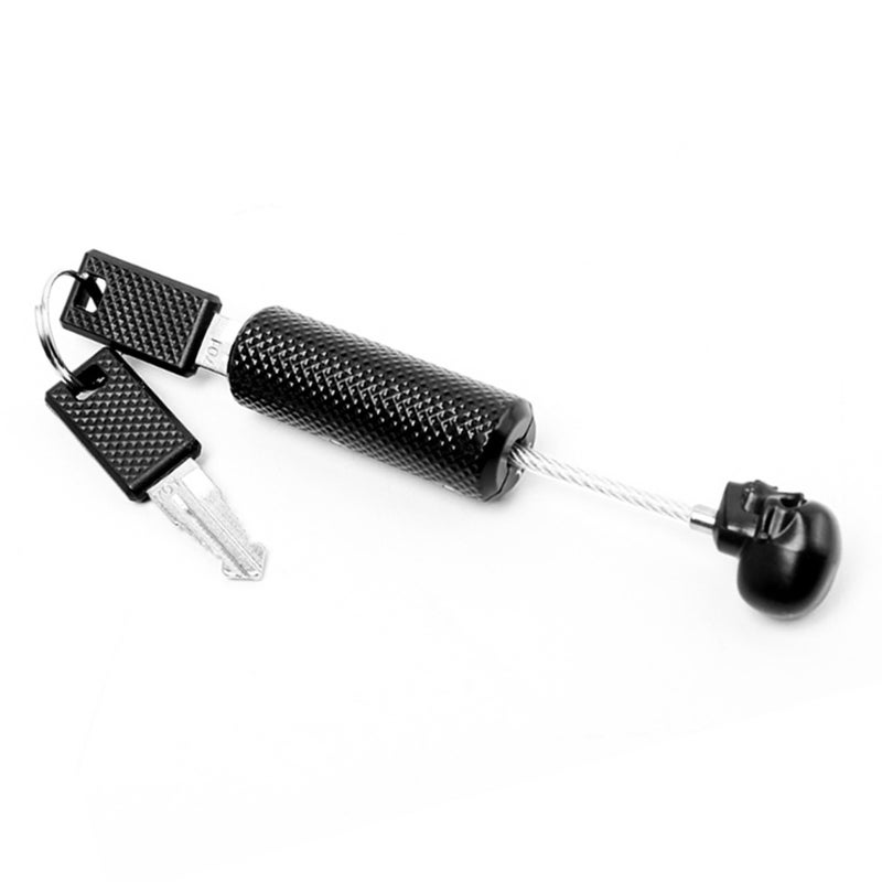 Safe Suitcase Lock Wire Rope Customs Password Skull Lock(Silver) - Image 3