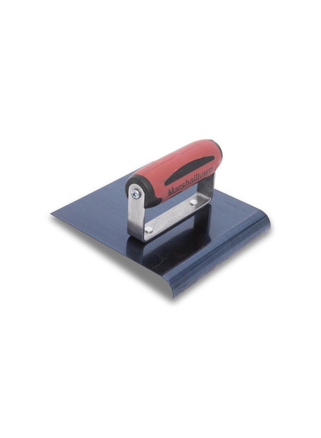 MARSHALLTOWN 163Bd 6 X 6 Blue Steel Edge Trowel 1 2R 5 8L Durasoft Handle 152X152 Mm - Image 1