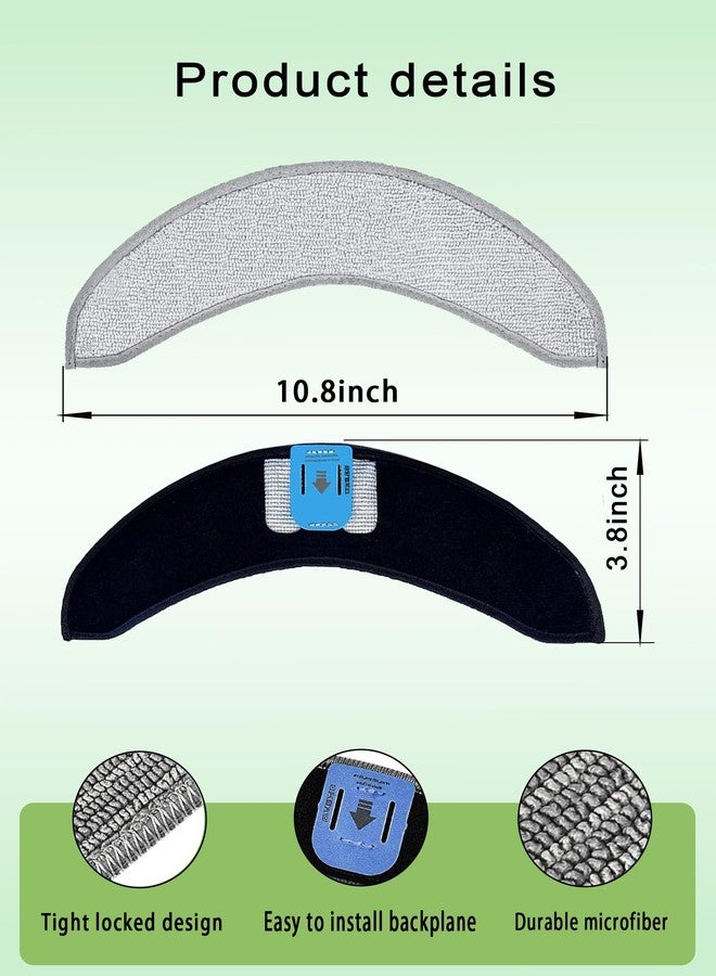 E-HAO 6 Pack Mop Pads Replacement for iRobot Roomba Combo j7, j7+, j9, j9+ and Max 10 Model, Washable and Reusable Microfiber Cleaning Refill Mopping Pad Accessories - Image 3