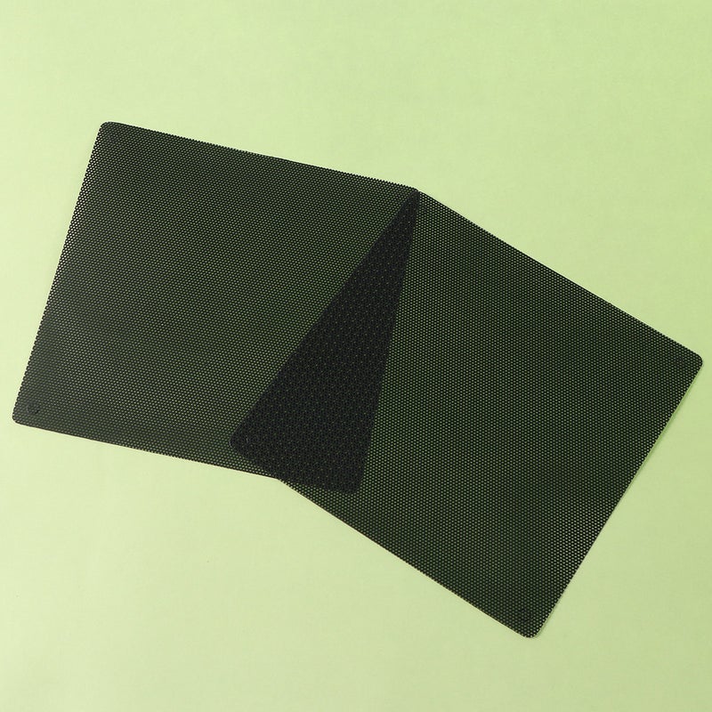 4 Pcs PVC Computer Mesh Cover for Chassis Fan (14x14cm) - Image 4