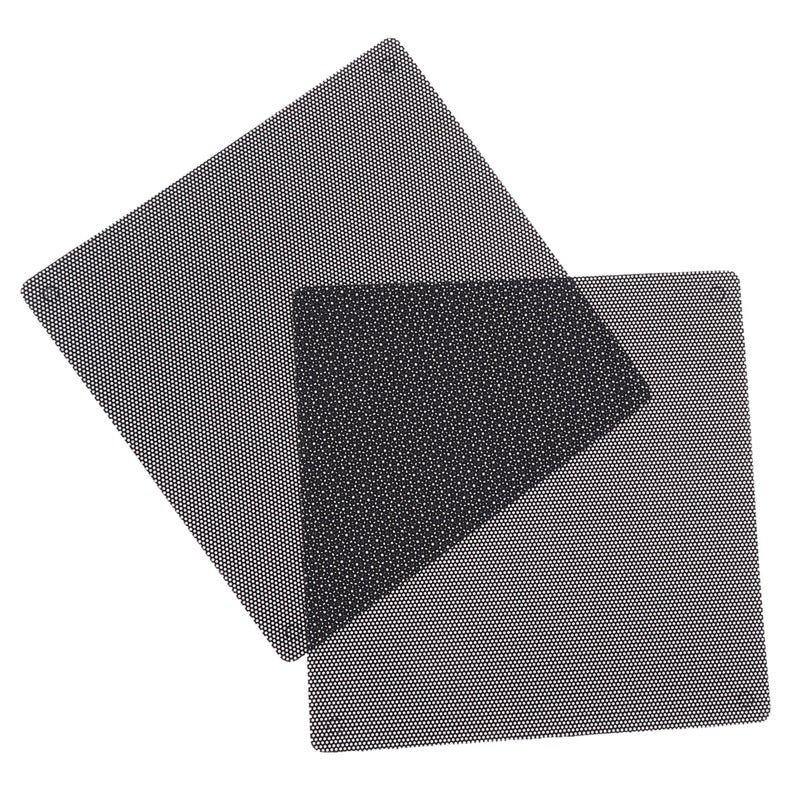 4 Pcs PVC Computer Mesh Cover for Chassis Fan (14x14cm) - Image 3