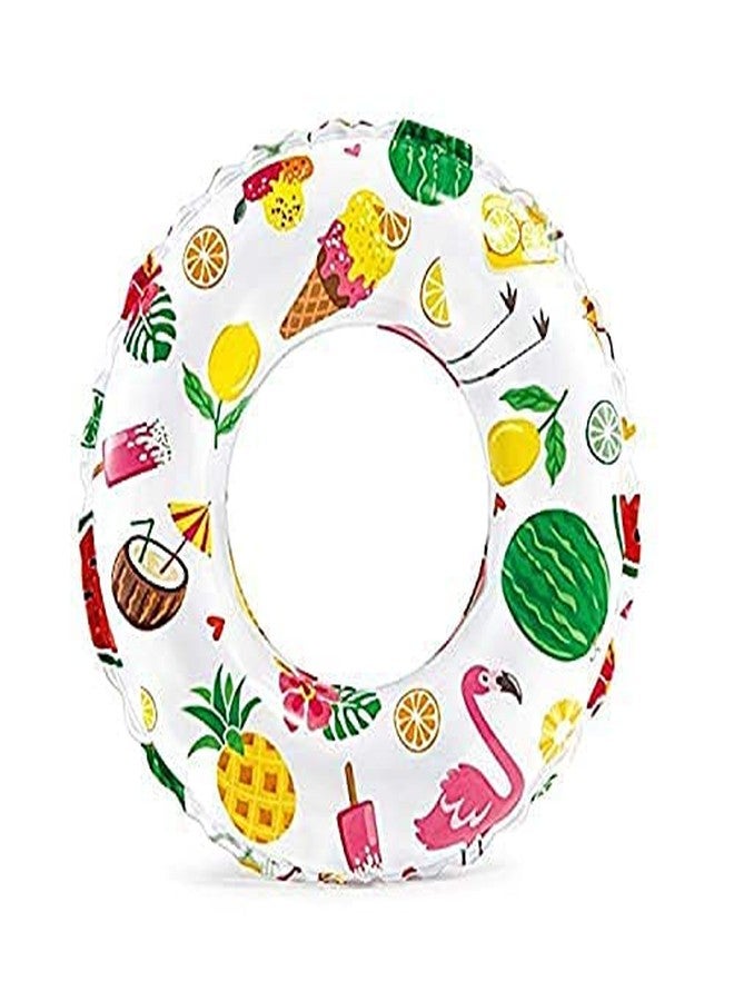 AASA Swimming Pool Inflatable Accessories for Kids and Adults Swimming Bath Tools for Summer (Swimming Ring) - Image 1