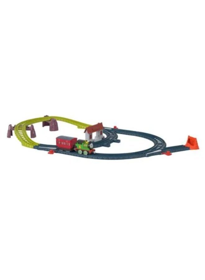 Thomas & Friends Push Along Track Set, Assorted Train Playsets for Kids - Image 2
