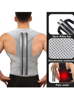 RATSAW Upper Back Posture Corrector Neoprene Posture Corrector Scoliosis Back Brace Spine Corset Belt  Size XL  - Image 3