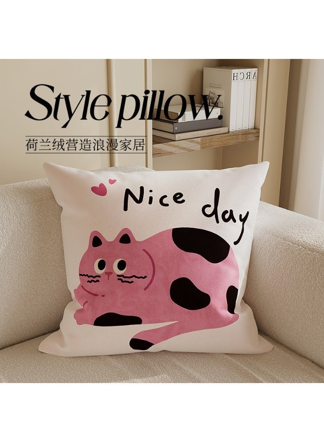 Betaoby 2 -Piece Pillowcase, Pillowcase, Modern Decoration Cover 45cm x 45cm, Suitable for Living Room Sofa Bed Pillowcase 18x18 Inches - Image 5