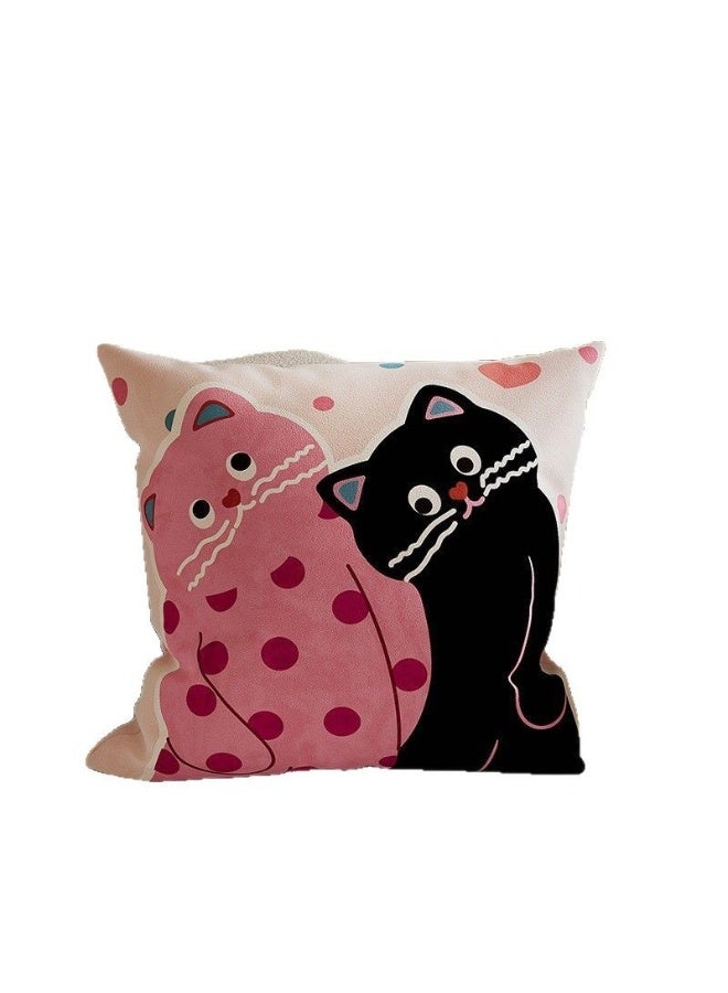 Betaoby 2 -Piece Pillowcase, Pillowcase, Modern Decoration Cover 45cm x 45cm, Suitable for Living Room Sofa Bed Pillowcase 18x18 Inches - Image 4