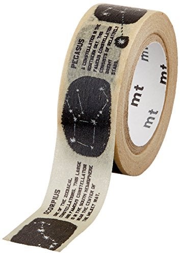 MT Washi Masking Tape for Kids, Constellation, 15mm x 7m (MT01KID023) - Image 1