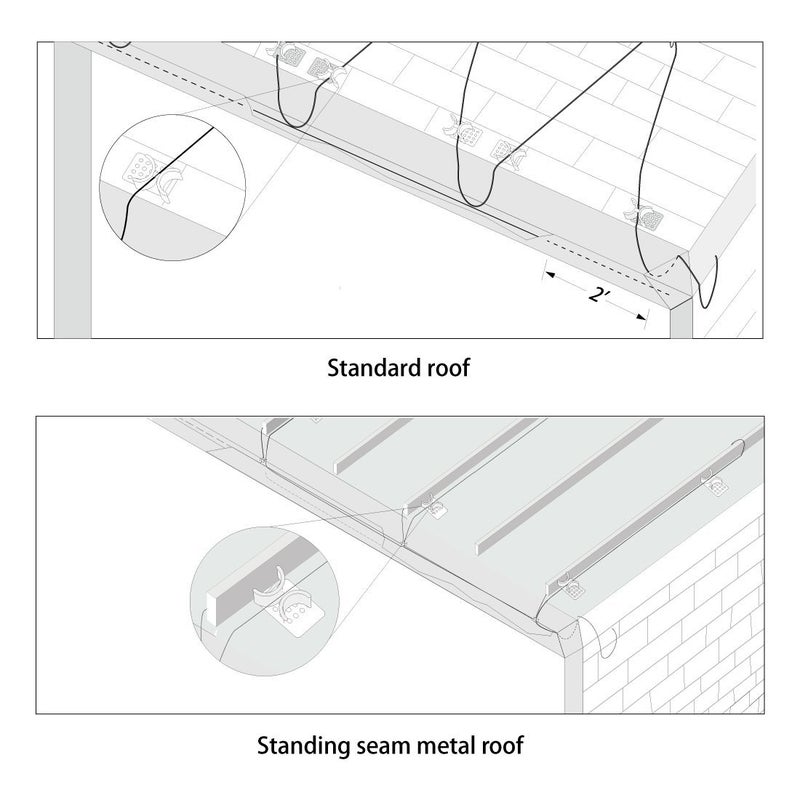 HEATIT Roof De-Icing Cable Clips 50-Pack - Image 2