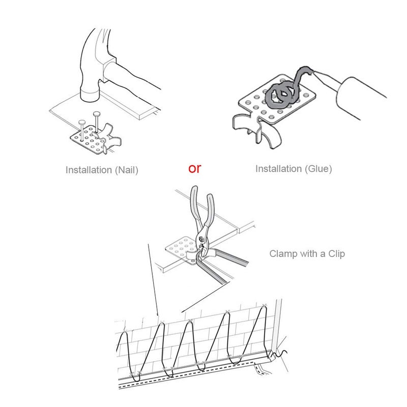 HEATIT Roof De-Icing Cable Clips 50-Pack - Image 4