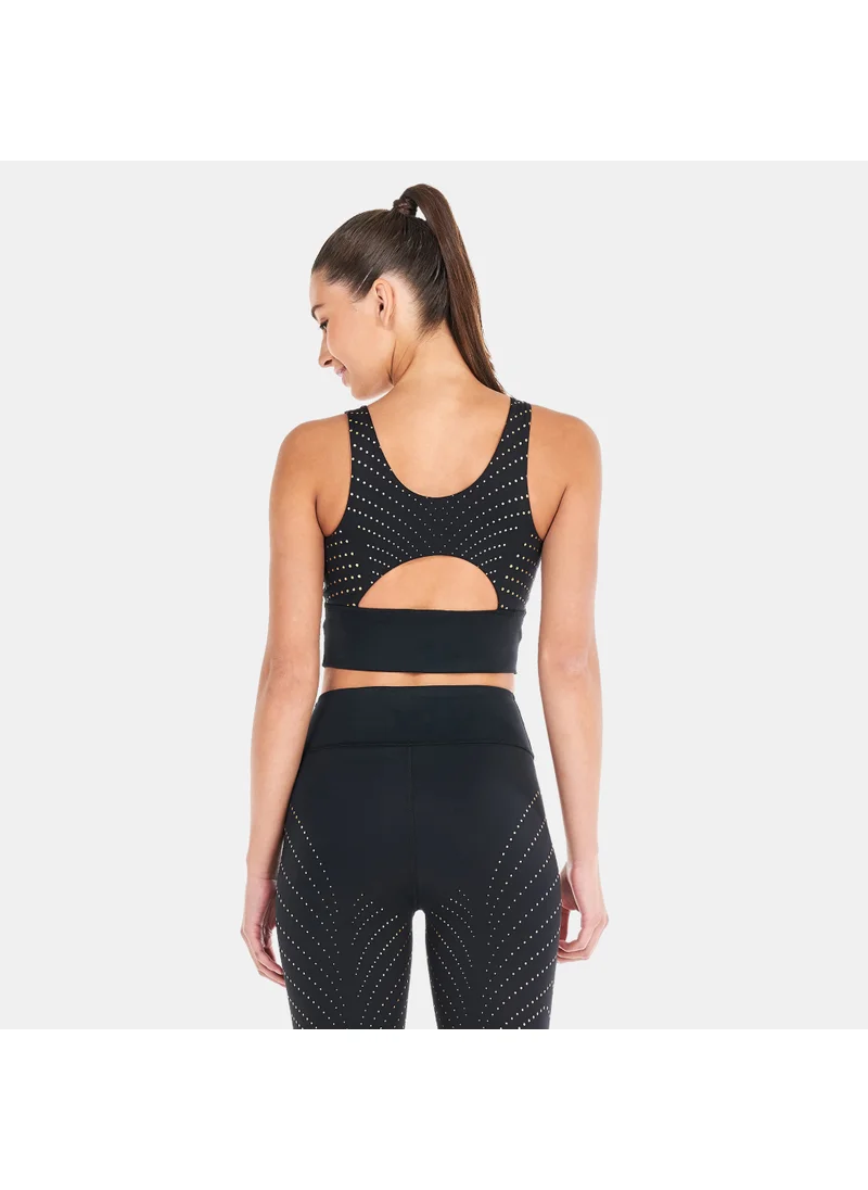 PUMA Women's FOREVER Luxe Graphic Training Sports Bra