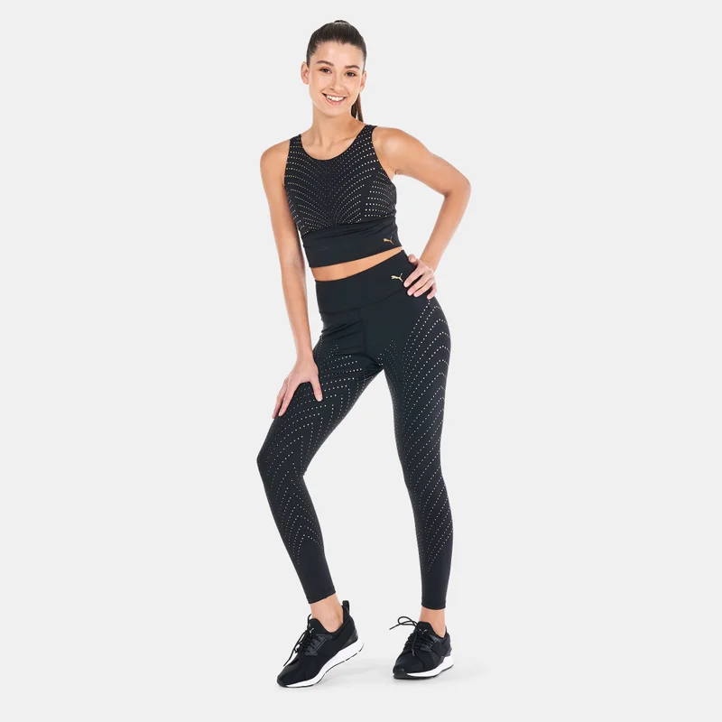 PUMA Women's FOREVER Luxe Graphic Training Sports Bra