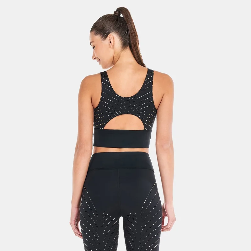 PUMA Women's FOREVER Luxe Graphic Training Sports Bra