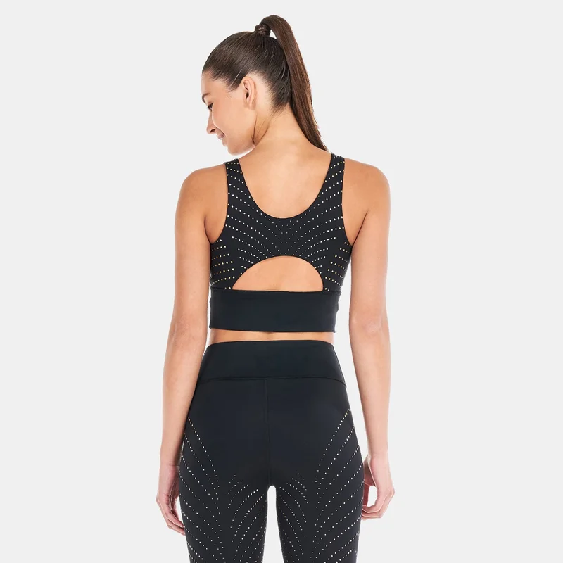 PUMA Women's FOREVER Luxe Graphic Training Sports Bra