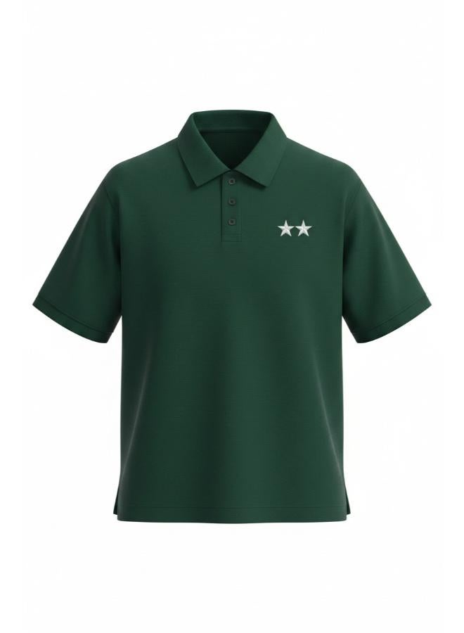 Al-Ahli Saudi FC Al Ahli 2 Stars Polo Dark Green - Image 1