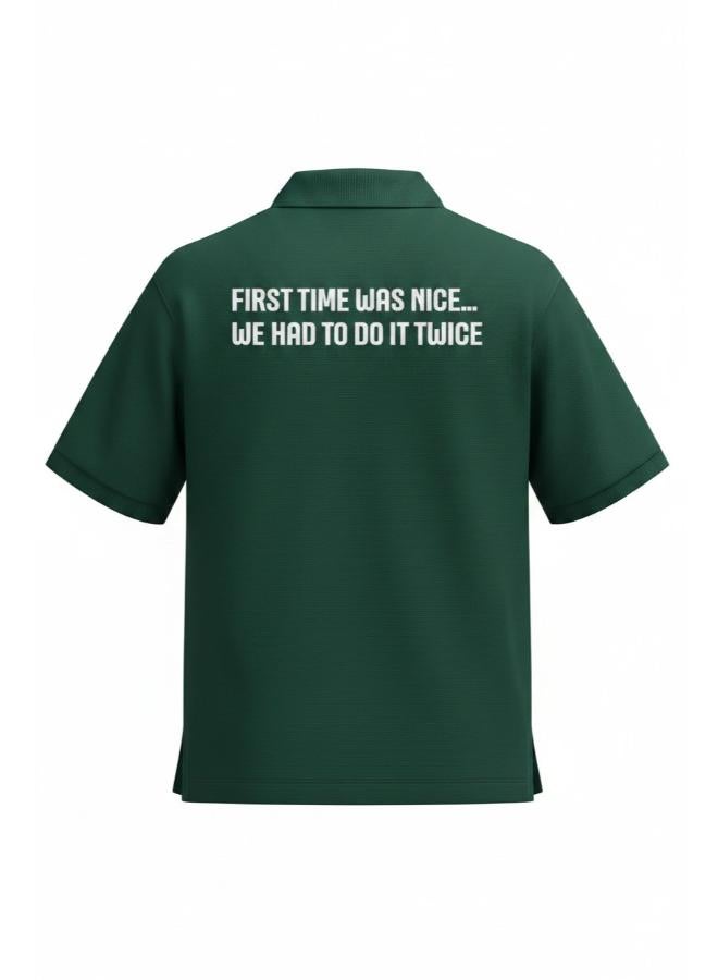 Al-Ahli Saudi FC Al Ahli 2 Stars Polo Dark Green - Image 2