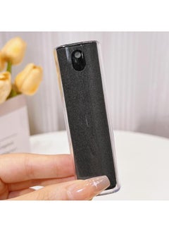 Mobile Phone Screen Cleaning Artifact Portable Spray Wipe One Cute Cartoon Tablet Computer Display Screen Cleaning Solution-Color:Black Durable Screen Cleaner