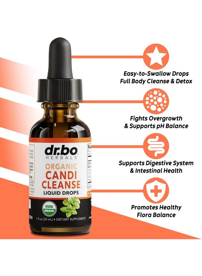 dr.bo Candi Cleanse Support Supplement Drops - Organic Oregano Oil Drops Liquid & Black Walnut Wormwood - Extra Strength Overgrowth Balance Complex, Natural Oral Gut Cleanser Detox Health Supplements 1 oz - Image 2