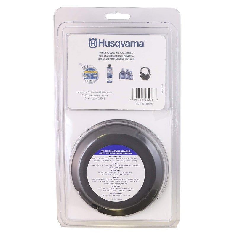 Husqvarna Husqvarna Universal T35 Tap Advance String Trimmer Head for Straight Shaft Trimmers, Universal Weed Eater Head Prewound with .095-Inch Trimmer Line, Blue/Black  - Image 2