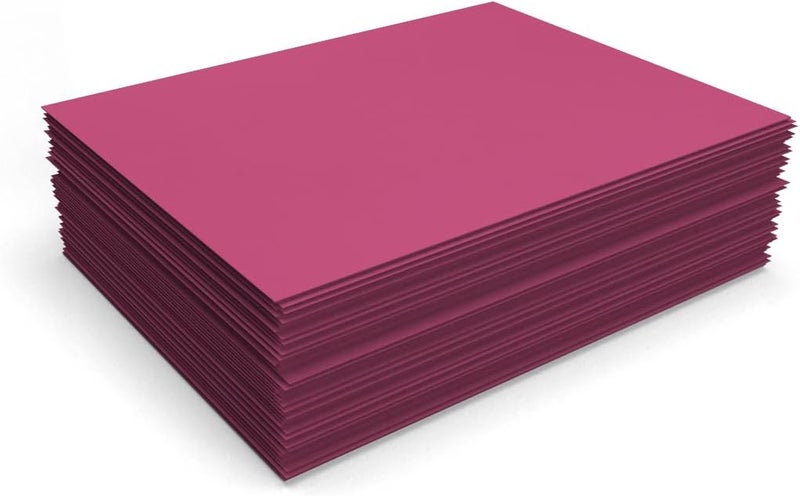 LUXPaper 8.5" x 11" Cardstock | Letter Size | Magenta Pink | 100lb. Cover (183lb. Text) | 50 Qty - Image 3