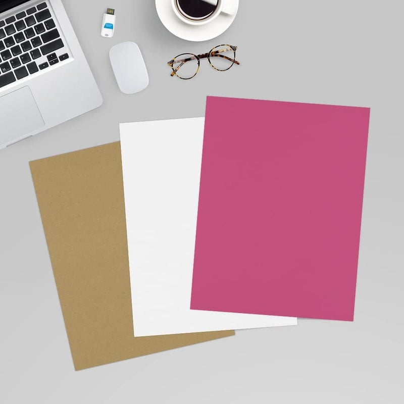 LUXPaper 8.5" x 11" Cardstock | Letter Size | Magenta Pink | 100lb. Cover (183lb. Text) | 50 Qty - Image 5