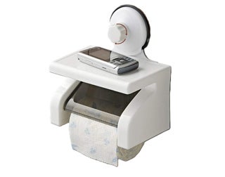 VIPREKHO 2 in 1 Toilet Paper Holder Stand | Wall Mounted Kitchen, Bathroom Tissue Roll Box with Mobile Stand Rack | Waterproof Toilet Paper Holder Dispenser | Pack of 1 - pzsku/Z98F4781D1E867EF19A32Z/45/1752303932/097b089b-54fd-4701-84bd-58fc4f529874