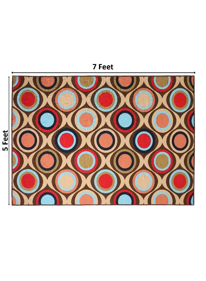 Status سجادة تابا متعددة الألوان مع قاعدة مضادة للانزلاق - Image 5