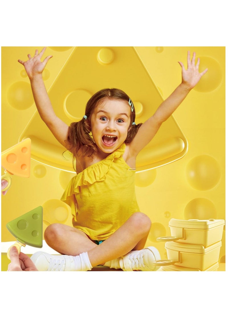 Excefore - Popsicle Mould Set, 6 Cheese Popsicle Maker, Reusable Ice Cream Moulds, Tolder Babies and Homemade Popsicle - Image 1