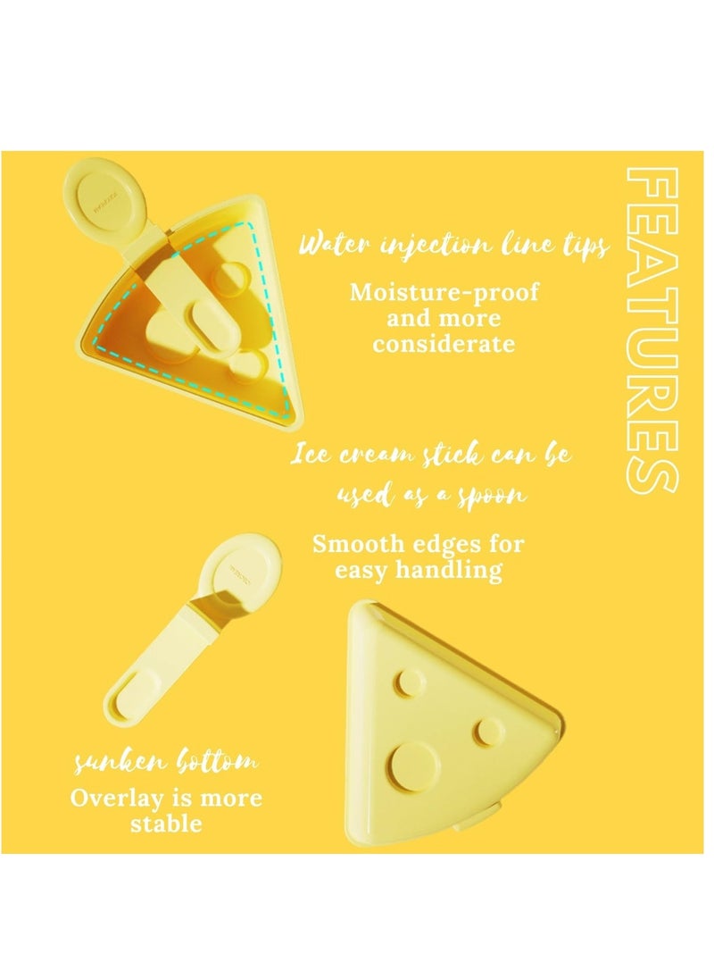 Excefore - Popsicle Mould Set, 6 Cheese Popsicle Maker, Reusable Ice Cream Moulds, Tolder Babies and Homemade Popsicle - Image 1
