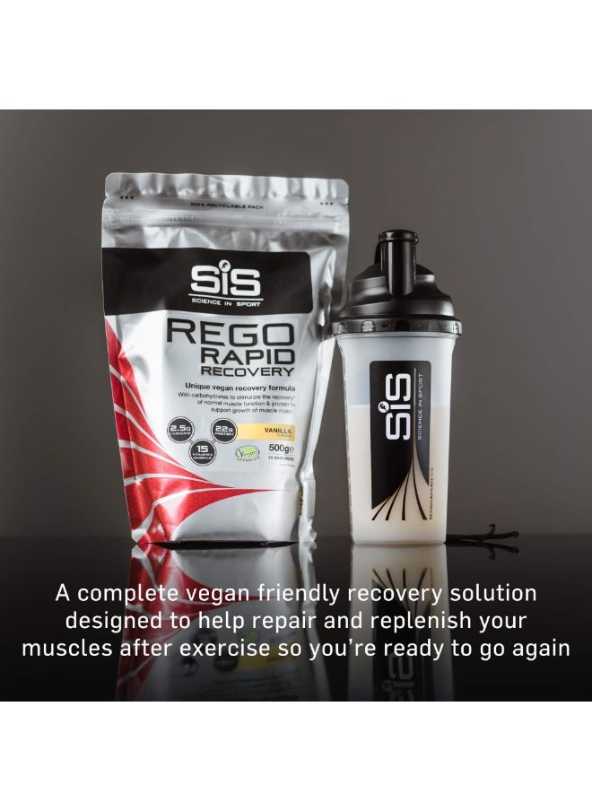 SIS REGO Rapid Recovery, Unique Vegan Recovery Formula, Vanilla Flavour, 10 Servings, 500g  - Image 2