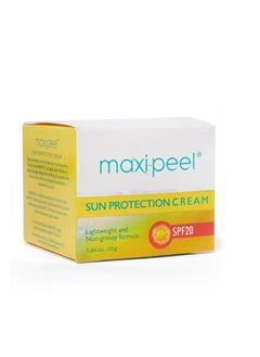 MAXI PEEL Sun Protection Cream With SPF 20 Lightweight and Non-greasy Formula - 25g  - Image 1