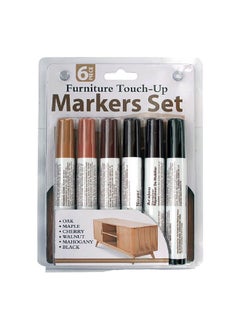 Kole 6-Piece Furniture Touch-Up Marker Cleaner Set for Remove Dirt and Grime Clear 32oz. HH616 