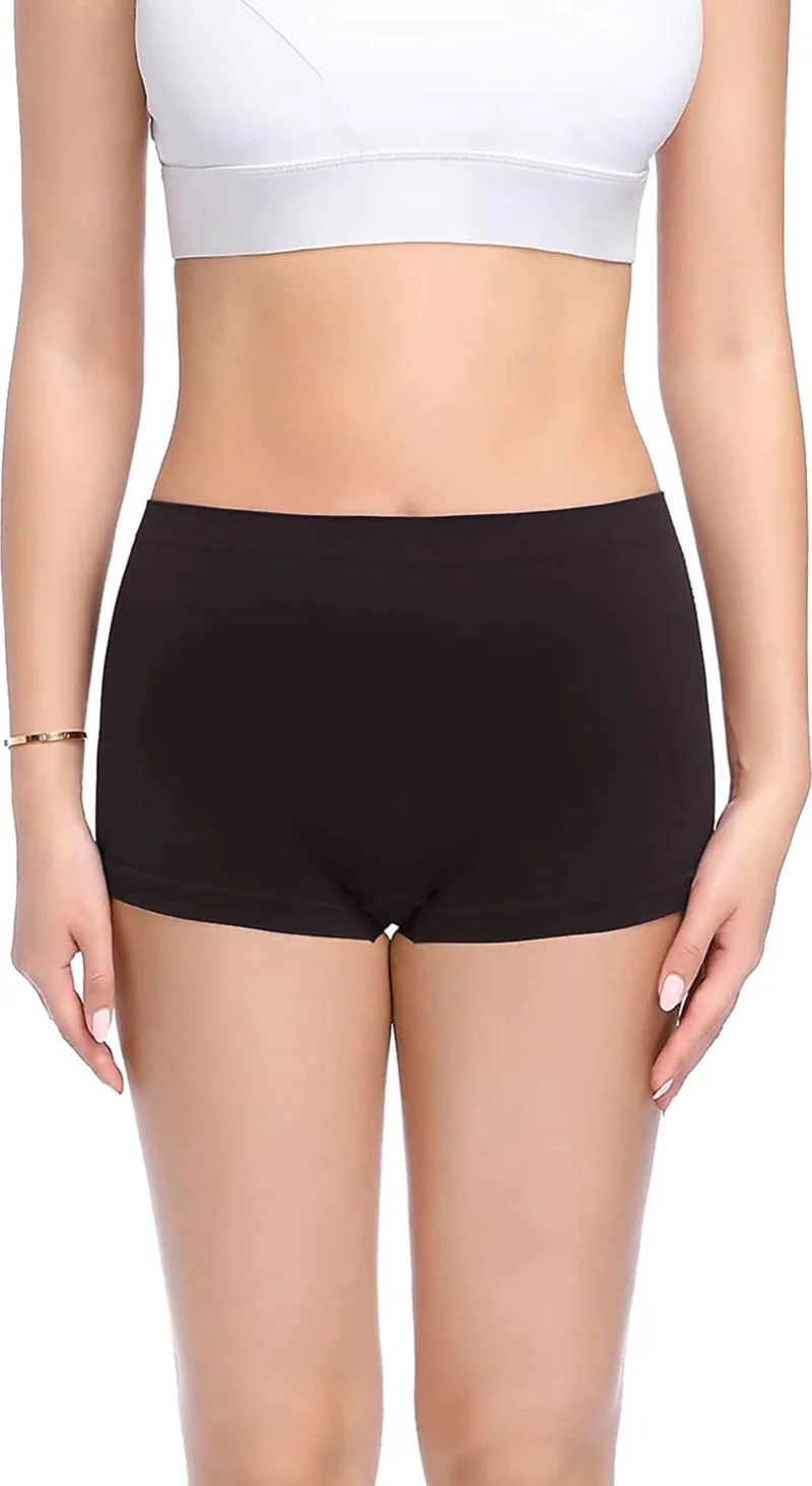 هيبسين راكيب Rival to All 2-Piece Women's Bamboo Boxer Flexible Comfortable Lycra Quality Underwear