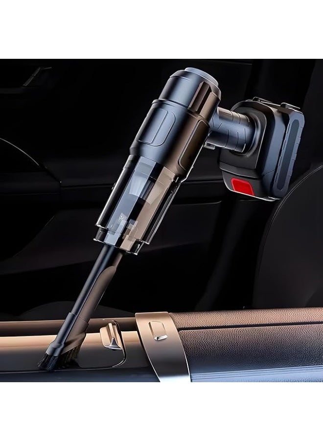 Portable Cordless Car Vacuum Cleaner 48Vf – 3-in-1 High-Power Handheld Vacuum, Air Duster & Pump with Brushless Motor, Washable HEPA Filter – Ideal for Car, Home, Office, Camping - Image 3