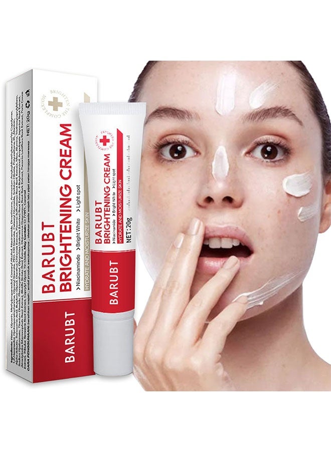 BARUBT Brightening Cream 20g, Skin Lightening Treatment for freckle, Sunburn, Dark Spot, Age Spot, Skin Whitening and Improve Uneven Skin Tone - Image 2