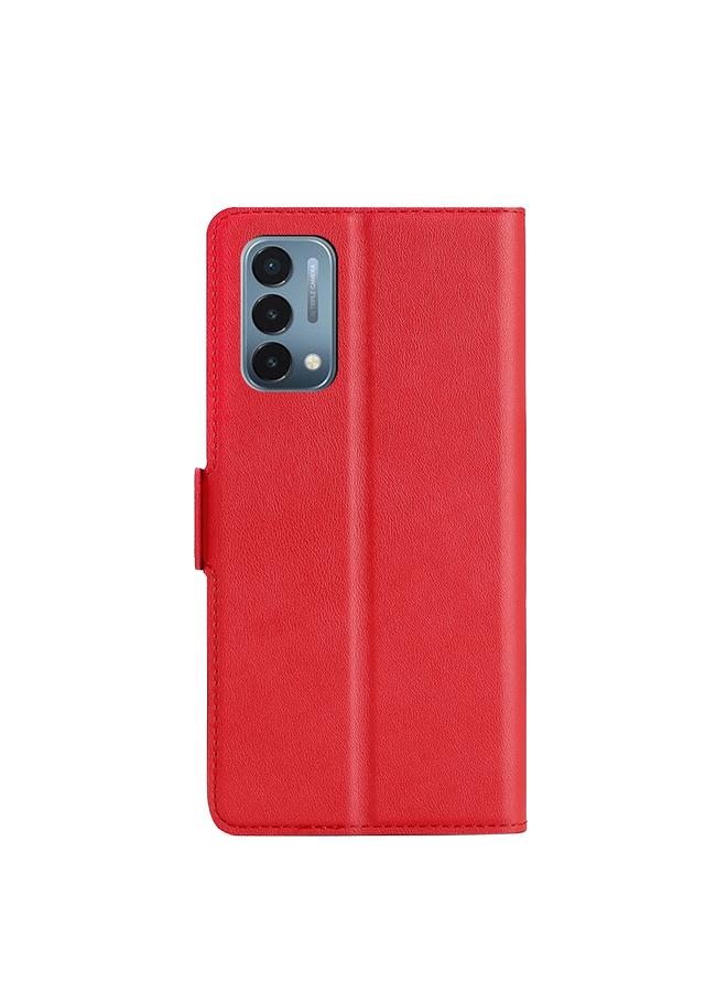 S-TOP Case For OnePlus Nord N200 5G Ultra-thin Voltage Side Buckle PU + TPU Horizontal Flip Leather Case with Holder & Card Slot - Image 3