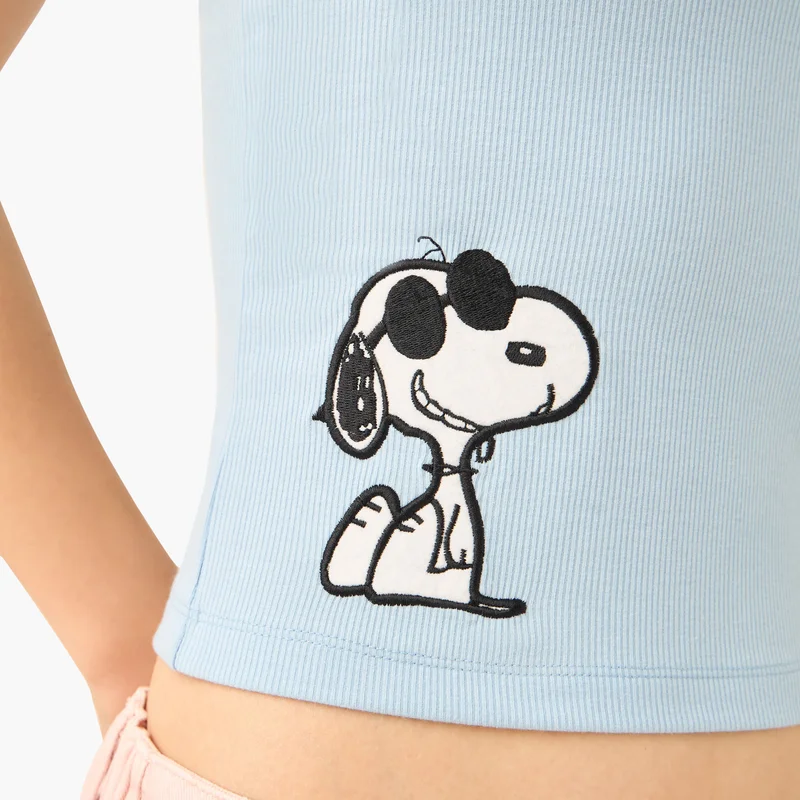 SP Characters Peanuts Applique Sleeveless Top