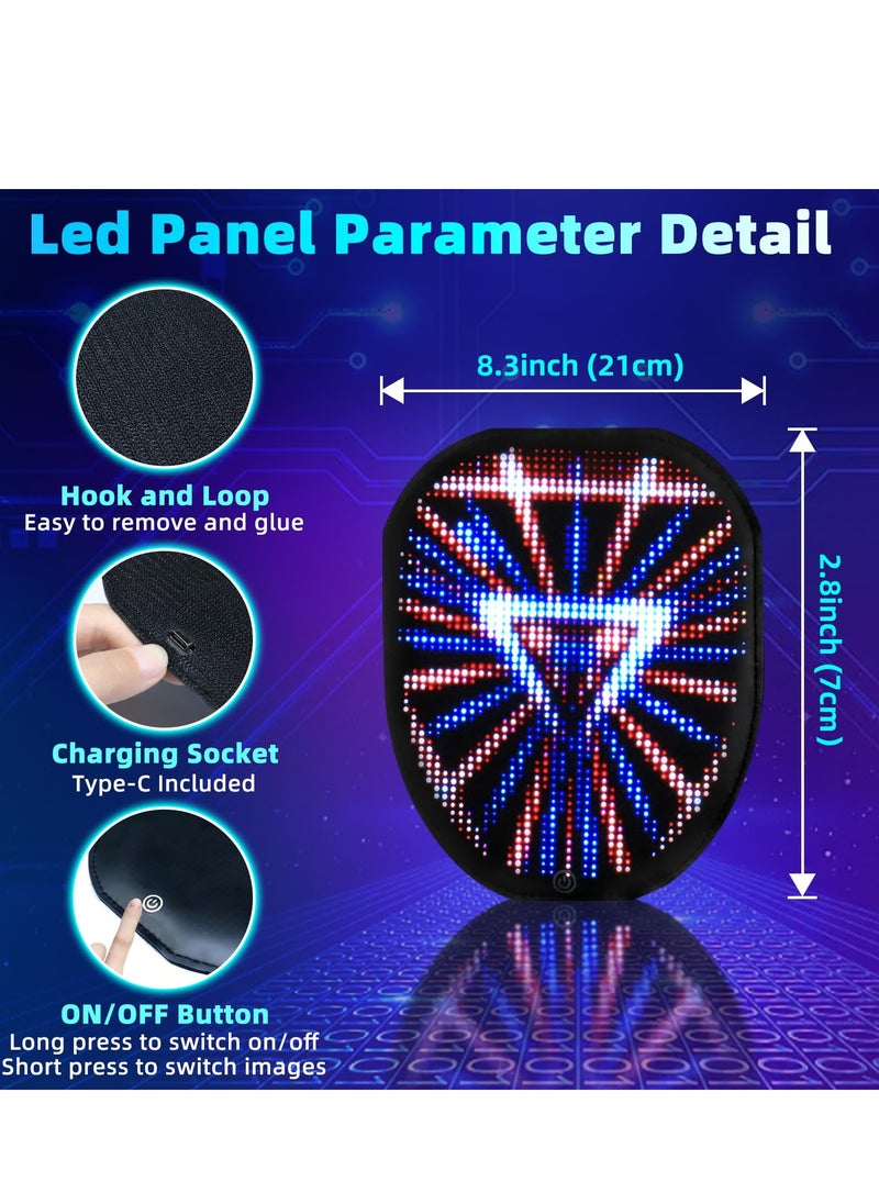KASTWAVE - Led T Shirt with Bluetooth Programmable App,Glow Shirts Customizable Patterns for Adults Kids Halloween Masquerade Party, XL - Image 1