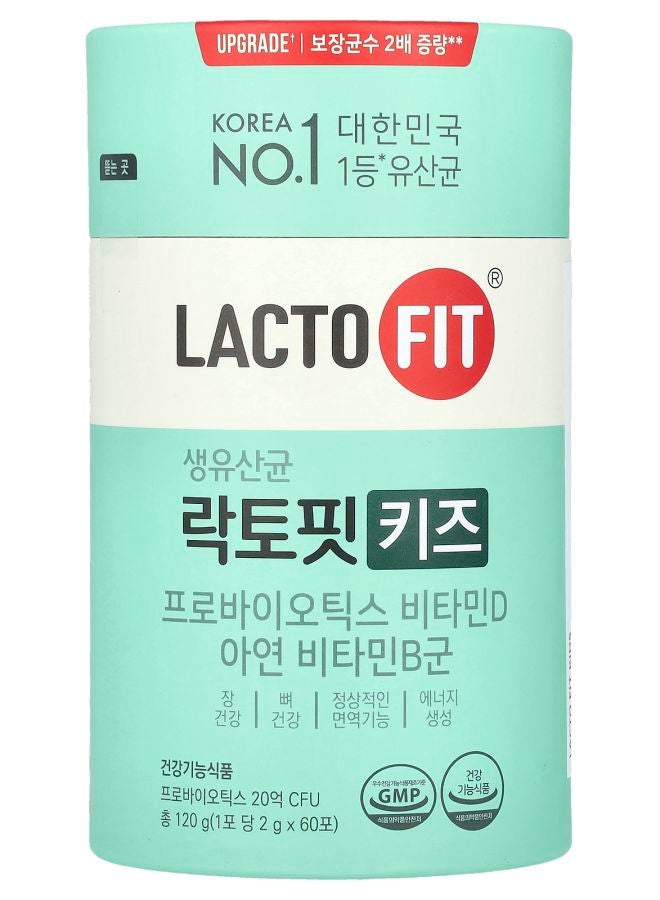 Lacto-fit Probiotic Kids  60 Sticks (2 g) Each