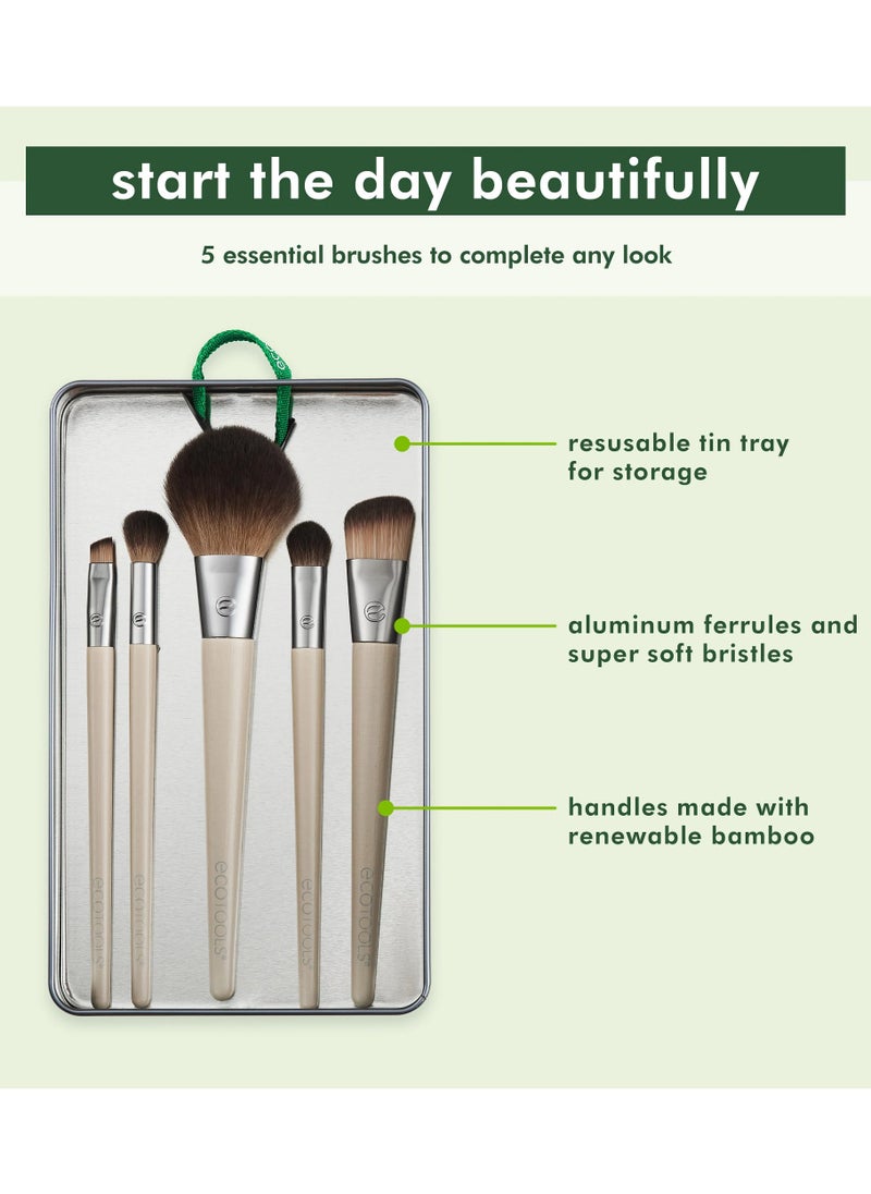 Eco Tools Start The Day Beautiful Makeup Brush Kit 6 Piece  - Image 4