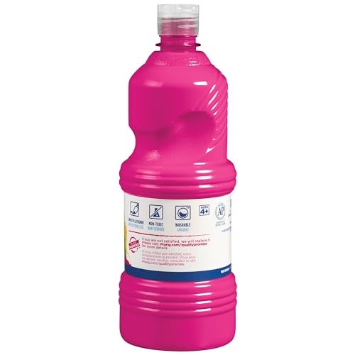 Prang Washable Tempera Paint, Magenta, 32 Oz., 1 Count - Image 2