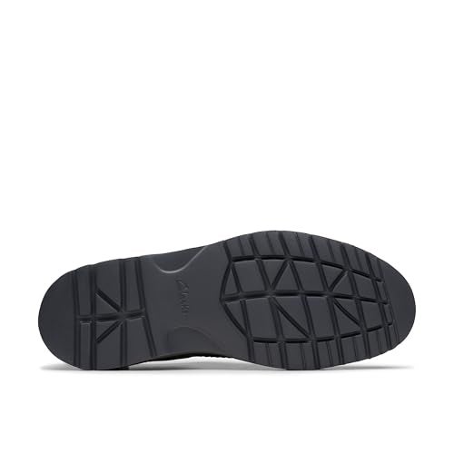 Clarks Men's Eastridge Low Oxford, Black Leather, 10 Wide - Image 4