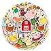 Cleverplay 100 حزمة ملصقات حيوانات المزرعة بقرة خنزير هدايا حفلات مزرعة زينة حفلات - Image 2