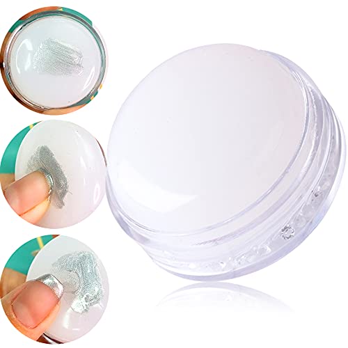 Dornail Clear Silicone Nail Stamper French Tip Nail Art Stamper Jelly Stamper for Nails French Nail Stamper Kit Manicure Nail Art Tools