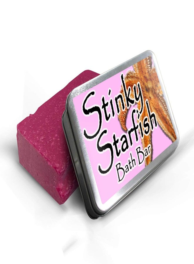 Gears Out Stinky Starfish Bath Bar - Funny Starfish Design - Novelty Bath Soap for Women - Pink Soap - Handcrafted - Made in the USA - Image 3