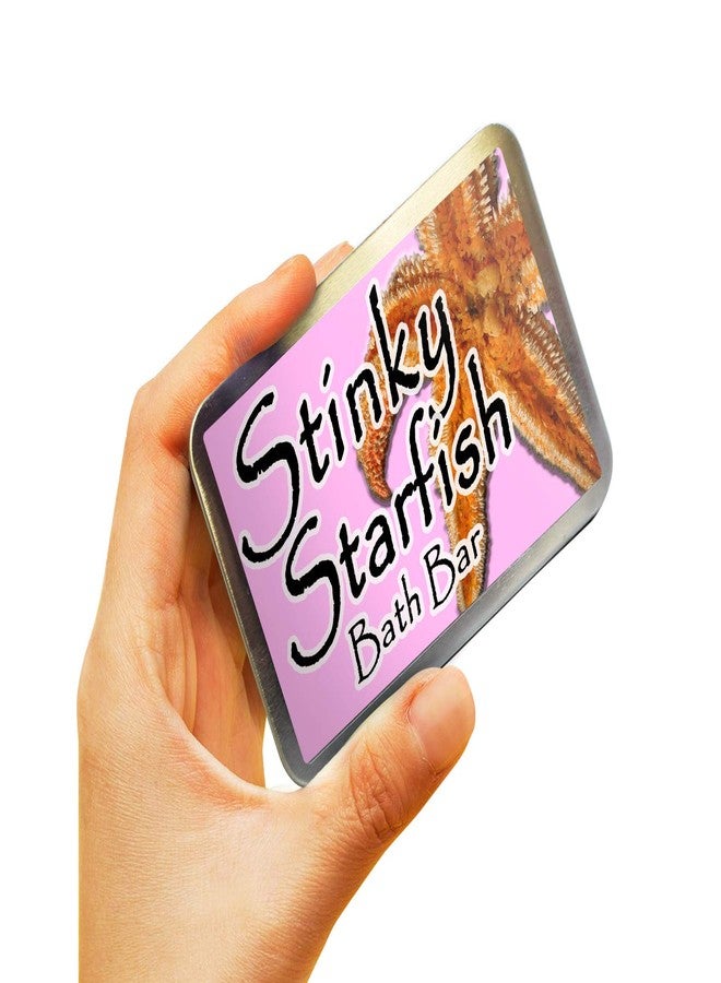 Gears Out Stinky Starfish Bath Bar - Funny Starfish Design - Novelty Bath Soap for Women - Pink Soap - Handcrafted - Made in the USA - Image 2