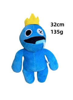 General 1-Pieces Strange Funny Stuffed Plush Toy Rainbow Friends Series Action Doll Blue-A 30Cm 